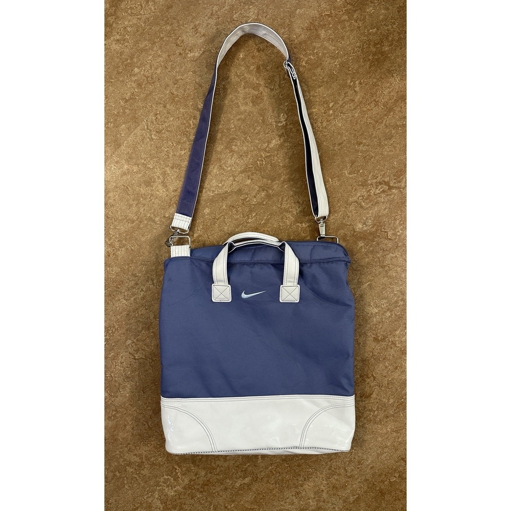 Nike Brassie Womens Golf Tote Shoulder Bag Purple White Y2K 2008 TG0072-501